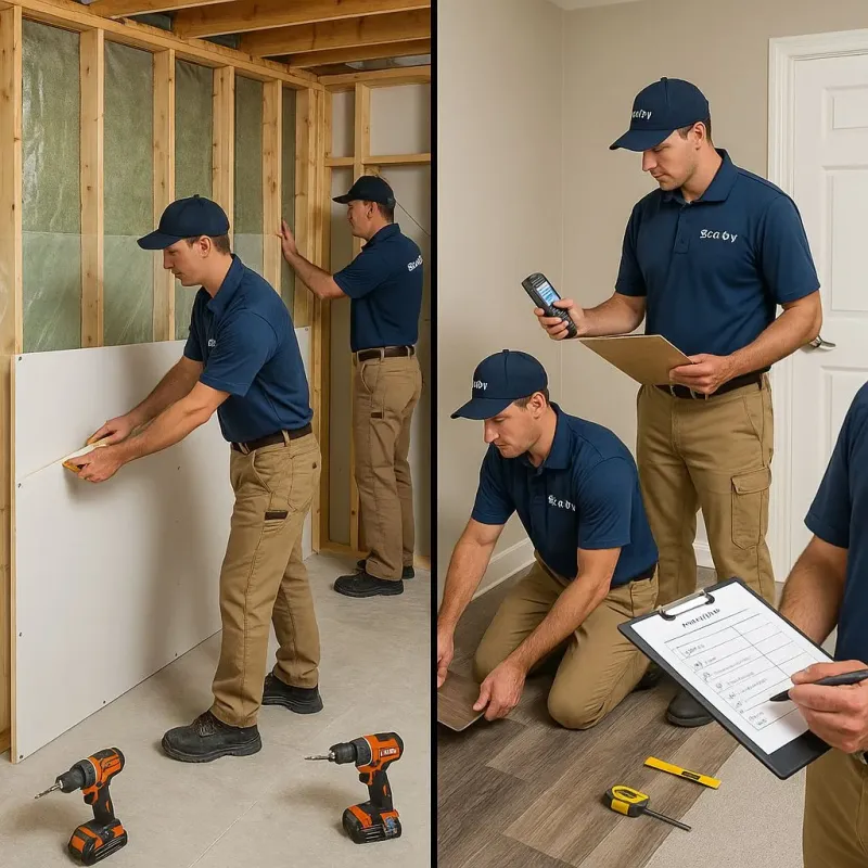 Repairs and Reconstruction process in Hobart, WA